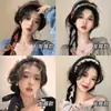 Diadema de Cinta Diadema de Cinta Integrada Diadema Trenzada Floral de Verano Lazo para el Cabello Bufanda Adorno para la Cabeza Nuevo 2025 para Mujer