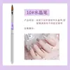Caneta para Nail Art de Fábrica Atacado Conjunto de Canetas de Cristal Prata Caneta Caneta de Cristal Ferramentas para Nail Art Pincel para Nail Art