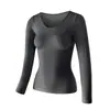 Nueva Ropa Interior Térmica Moldeadora para Mujer, Otoño e Invierno, Capa Base Calefactora, Conjunto Térmico Sin Costuras Adelgazante Moldeador de Cuerpo Superior e Inferior