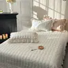 Modelo Nuevo Grado A 60 Algodón Mercerizado de Fibra Larga Proceso de Costura de Alta Densidad Lavado con Arena a Alta Temperatura Funda para Cama Individual Juego de Tres Piezas Nantong Textiles para el Hogar Venta al por Mayor