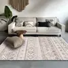 Tapete de sala de estar estilo marroquino transfronteiriço, resistente a manchas e fácil de limpar, adequado para sofás e mesas de centro, tapete de cobertura total de grande área, tapete durável para cabeceira do quarto