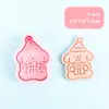 Molde para Galletas de Cachorro con Dibujo de Línea y Patrón de Dibujos Animados 3D para Mantequilla DIY Herramienta Realista para Galletas