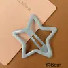 Novo Grampo de Cabelo Gota de Óleo Estrela de Cinco Pontas Dopamina para Mulheres, Presilha para Franja Lateral, Grampo BB para Fios Soltos, Lindo Acessório de Cabelo Estrela