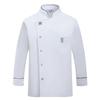 Uniforme de Chef de Alta Gama Manga Larga Cocina China Hotel Catering Ropa de Trabajo de Chef Ropa de Otoño e Invierno para Hombres y Mujeres Elástico Logo
