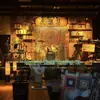 Coleção de canções folclóricas pano de parede de taverna estilo étnico toldo pano para pendurar tapeçaria boêmia pano de teto decoração pano de fundo de palco