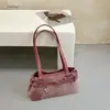 Bolsa de ombro retrô transfronteiriça de moda para mulheres, nova bolsa Boston de nicho de alta qualidade, bolsa de mão e bolsa de ombro elegantes para o dia a dia