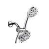Juego de Ducha para Baño Europeo y Americano al por Mayor Amazon 8+1 Funciones Cabezal de Ducha de Mano Booster Ducha Superior de 8 Funciones