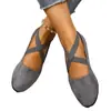 Zapatos de talla grande para comercio exterior, nuevos de verano 2026, zapatos de cuña con punta europea y americana para mujer, mocasines, zapatos deportivos y casuales para mujer