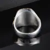 Joias AliExpress europeias e americanas atacado comércio exterior fornecimento aço titânio personalidade masculina dominante anel de âncora