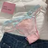 Onda dos Sonhos~Calcinhas de Renda Sexy Estilo Francês para Mulheres, Design Vazado, Puro Desejo, Amarração Cruzada, Forro 100% Algodão, Calcinhas Femininas