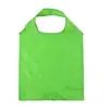 Bolsa de Compras Plegable Supermercado Hogar Portátil Ecológica Color Sólido Poliéster Bolsillo para Teléfono Publicidad de Negocios Se Puede Imprimir con Logo