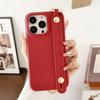 Adecuado para Iphone16Promax Soporte de Pulsera con Textura de Guijarros Apple 15/14Pro Gancho Cubierta Protectora Anticaídas