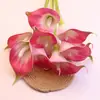 Flores Simuladas Pu Lirios de Calas Artificiales Flores Falsas Venta al por Mayor Decoración de Bodas Decoración del Hogar Accesorios para Fotografía Fabricante Nuevo Modelo