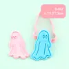 Molde de Biscoito Fantasma de Halloween Ferramenta para Assar Biscoitos Molde Estéreo 3D Simulação de Fondant