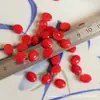 Vidro Patch para Superfície de Anel Oval 8*10mm Vidro em Formato de Ovo para Superfície de Anel Material para Joias Artesanais DIY Acessórios Venda por Atacado