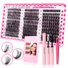 40D60D80D Pestañas Postizas Esponjosas Europeas y Americanas Comercio Exterior Transfronterizo Belleza y Cuidado Personal Kit de Pestañas Ligero y Transpirable