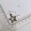Acessórios para joias DIY estrela de cinco pontas vazada aeronave retro liga de zinco acessórios brincos bolsa pulseira pingente atacado