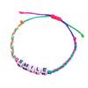 Pulseiras Populares da Internet de Venda Quente Transfronteiriça com Letras e Palavras de Bênçãos, Encorajamento e Energia Positiva, Pulseiras Infantis Feitas à Mão