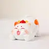 Enfeite Maneki-neko Fofo Personalizado de Fábrica Artesanato em Resina Gatinho Desenho Animado Decoração de Mesa Presente Festivo