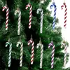Cruzeiro Transfronteiriço Muleta Leve Pingente de Árvore de Natal Pintada Acessórios Decoração de Árvore de Natal Casamento Aniversário Decoração Presente de Natal