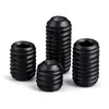 Juego de Extremo Cóncavo de Acero Inoxidable 304 Tornillos de Cabeza Hueca Hexagonal Negros Tornillos de Máquina Tornillos de Cabeza Tornillos sin Cabeza M3M4M5M6M8