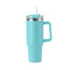 Taza de Coche Personalizada de 40 Manijas Acero Inoxidable 304 Taza de Hielo para Mantener Frío de Coche Gran Capacidad Portátil para Exteriores Taza con Popote