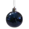 Bolas de Natal Atacado Janela Pingente de Árvore de Natal Plástico Galvanizado Brilhante Fosco Glitter Decoração de Natal Bola 6cm8cm
