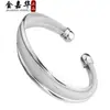 Fábrica de Joyería Weihua Joyería Coreana de Plata Pulsera de Malla de Doble Alambre Chapada en Plata Pulsera de Moda Pulsera de Doble Borde Ligero para Mujer