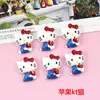 Muñeca Gato Pegamento Crema Artificial Resina Accesorios de Dibujos Animados Funda para Teléfono Móvil Accesorios para el Cabello Horquilla Hecho a Mano DIY Material para Joyería