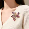 Dongdaemun - Elegante broche de mariposa de alta gama para mujer, 2024, nuevo diseño de nicho, accesorios de ramillete