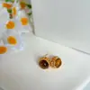 Brincos de pedra olho de tigre para mulheres, luxo leve, nicho, alta qualidade, elegantes e estilosos