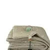 Colcha de punto estilo INS con diseño de nube de dibujos animados para primavera y otoño, colcha de invierno suave y cálida con borde enrollado, lavable a máquina, adecuada para uso en dormitorio