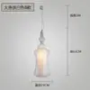 Nova gaiola de pássaro de ferro estilo chinês cafeteria bar luminárias americana criativa restaurante de chá escada lustre Iluminação nobre