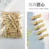 Pinzas de Madera, Pinzas Pequeñas Color Madera, Pinzas para Fotos Manualidades de Madera, Pinzas de Almacenamiento, Pinzas para Notas, Pinzas Pequeñas de Madera Hechas a Mano al por Mayor