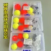 Conjunto de Pesca Luoyang Qiuqiu Modelo Eva Boia Isca Pesca Carpa Capim Boia Deslizante Conjunto de Linha de Pesca Bola Boia Boia de Pesca