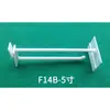 F14B Gancho de Plástico para Etiqueta de Precio de Cabeza Plana de Doble Barra Hecho de Material Abs