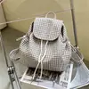 Cross2026 Otoño Nuevo Mochila de Gran Capacidad a Cuadros Versátil Ligera Bolsa Escolar para Estudiantes