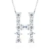 Moda de Comercio Exterior Estilo Ins Lujo Accesible Nicho Collar Transfronterizo Nuevo Collar de Plata 925 que No se Desvanece Accesorios para Mujer Verano