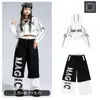 Ropa de Jazz Hip-Hop para Niñas Traje de Gato para Baile Callejero de Jazz Pasarela Ropa de Práctica y Presentación para Grupos de Chicas a la Moda