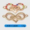 Pulseira Colar Pingente Acessório DIY Materiais Quinze Tipos de Liga Conectores de Pingente Duplo Joias