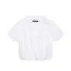 Para Aliexpress Suprimento Exclusivo Transfronteiriço para Comércio Exterior Verão 2026 Novo Estilo Decote em V Profundo Estilo Simples Versátil Blusa de Manga Curta