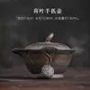 Novo Estilo Chinês Dinastia Song Estética Sala de Chá Prateleira de Exibição, Bule, Lata de Chá, Incensário, Cerimônia do Chá Decorações Artesanais Estilo Retrô