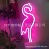 Luz de neón LED texto HOME iluminación combinada letras de madera neón amor luz de neón LED