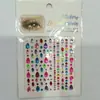 Nuevas Pegatinas de Maquillaje de Ojos Coloridas para Escenario al por Mayor Diamante Corazón Gota de Agua Rombo Pegatinas de Pedrería para Cara Decoración de Esquina del Ojo Lágrima Facial