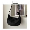 Bolsa Feminina 2025 Nova Moda Outono e Inverno Estilo Coreano Grande Capacidade Bolsa Crossbody Casual Leve Oxford Simples Bolsa de Bolinho
