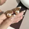 Pendientes de Perlas con Lazo Rojo Terciopelo Ancola Aguja Plateada Pendientes de Cadena Rosa Retro Francés