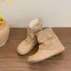 Diseño de Moda Fondo Plano Gamuza Primavera Otoño 2026 Caña Baja Botas Cómodas Mujer Hebilla de Cuero Moda Nuevo Cuero Suave Botas Versátiles