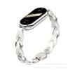 Adequado para Xiaomi Mi Band 9 Pulseira de Relógio Recorte Pequena Pulseira de Metal Fragrante Pulseira da Moda Xiaomi Mi Band 8