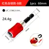 Yunbei 3 Piezas Vástago Hexagonal Tapa Negra Liberación Rápida Auto-Bloqueo Barra de Extensión Taladro Eléctrico Destornillador Barra de Conversión Barra Conectora de Brocas