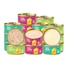 Comida úmida para gatos de estimação, latas de petisco para gatos, hidratação multi-nutricional, alimento geral para gatinhos, caixa fechada de latas autênticas para gatos